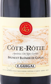 этикетка вино guigal cote rotie brune et blonde 0.75л