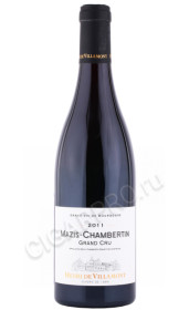 вино henri de villamont mazis chambertin grand cru aoc 2011г 0.75л