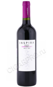вино inspira carmenere reserva 0.75л