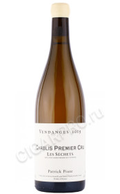 вино patrick piuze chablis premier cru les sechets 2019г 0.75л