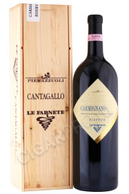 вино tenuta le farnete carmignano riserva 2019г 3л в деревянной упаковке