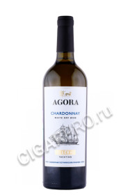 российское вино agora chardonnay 0.75л