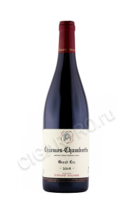 вино domaine stephane magnien charmes chambertin grand cru 2014г 0.75л