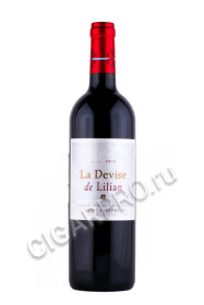 французское вино chateau lilian ladouys la devise de lilian 0.75л