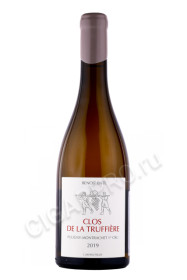 вино domaine benoit ente puligny montrachet 1er cru clos de la truffiere 2019 0.75л