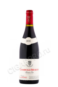 вино domaine francois bertheau chambolle musigny premier cru 2018г 0.75л