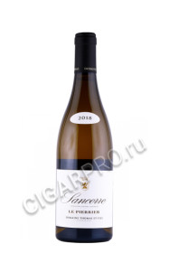 французское вино domaine thomas et fils sancerre blanc aoc le pierrier 0.75л