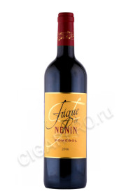 вино fugue de nenin pomerol 0.75л