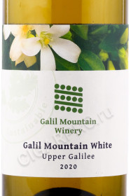 этикетка вино galil mountain white 0.75л