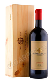 вино gorgoli toscana terre del bruno 1.5л в подарочной упаковке