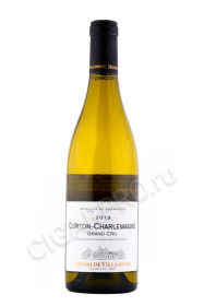 французское вино henri de villamont corton-charlemagne grand cru aoc 0.75л