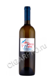 вино house wine chardonnay 0.75л