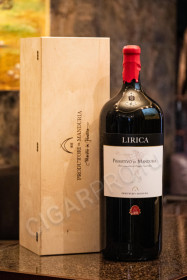 вино lirica primitivo di manduria doc 2019 15л