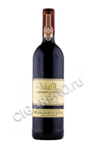 вино springfield estate whole berry cabernet sauvignon 0.75л