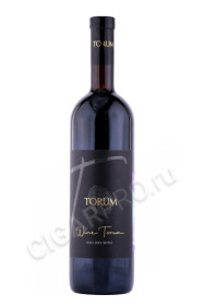 вино torum red dry 0.75л