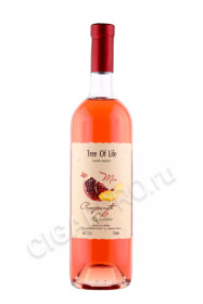 вино tree of life pomegranate quince 0.75л