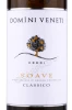 Этикетка Вино Domini Veneti Soave Slassico 0.75л