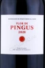 Этикетка Вино Доминио де Пингус Флор де Пингус 2020г 1.5л