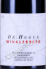этикетка вино ihringer winklerberg spatburgunder gg 0.75л