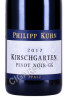 этикетка philipp kuhn laumersheimer kirschgarten gg pinot noir 0.75л