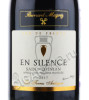 этикетка bernard magrez en silence saint-chinian 0.75 l