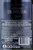 контрэтикетка вино chateau de fieuzal pessac leognan 0.75л