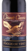 этикетка вино poggio su vinci chianti classico 0.75л