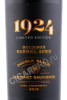 этикетка 1924 double black bourbon barrel aged cabernet sauvignon 0.75л