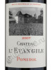 этикетка вина chateau l evangile pomerol 2007 года