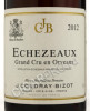 этикетка j.coudray-bizot echezeaux grand cru en orveaux