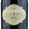 этикетка cobos malbec marchiori estate