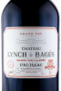 этикетка chateau lynch bages grand cru classe 3л