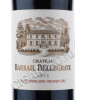 этикетка chateau barrail bellegrave saint emilion grand cru 0.75 l