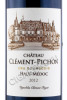 этикетка chateau clement pichon haut-medoc 0.75л