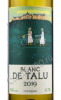 этикетка blanc de talu kuban chateau de talu 0.75 l