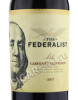 этикетка the federalist lodi cabernet sauvignon 0.75 l
