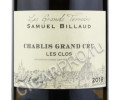 этикетка samuel billaud chablis grand cru aoc le clos