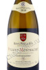 этикетка roux pere et fils puligny montrachet les enseigneres