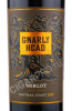 этикетка gnarly head merlot