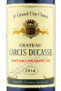 этикетка chateau larcis ducasse saint emillion grand cru 0.75л