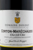 этикетка вино corton marechaudes grand cru doudet naudin 0.75л