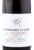 этикетка pommard 1-er cru en largilliere 0.75л