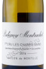 этикетка puligny montrachet premier cru les champs gain aoc 0.75л