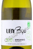 этикетка uby byo №21 blanc sec 0.75л