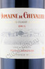 этикетка domaine de chevalier rouge pessac leognan aoc grand cru 2011 0.75л