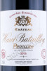 этикетка вино chateau batailley pauillac aoc grand cru classe 2015 1.5л
