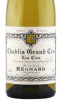 этикетка вино regnard chablis grand cru les clos aoc 2018г 0.75л