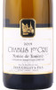 этикетка вино domaine jean collet et fils chablis premier cru montee de tonnerre 0.75л