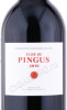 этикетка вино dominio de pingus flor de pingus 2019г 1.5л