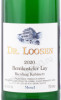 этикетка вино dr loosen bernkasteler lay riesling kabinett 0.75л